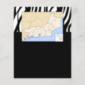 Zwart-wit Modernist Stripe (Achterkant)