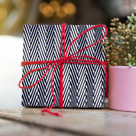 Zwart-wit moiré strepen - Trippy abstract Cadeaupapier