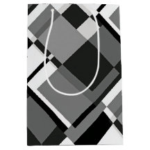 Zwart-wit Mondriaanse stijl abstract geometrisch