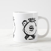 Zwart/Wit  Money Bags Specialty Mok (Rechts)