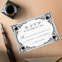  zwart-wit monochroom elegante bruiloft