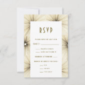 Zwart-wit monochroom vuurwerk RSVP kaartje (Voorkant)