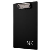 Zwart wit monogram klembord (Links)