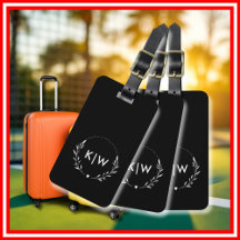 Zwart-Wit | Monogram moderne Initialen