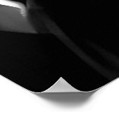 Zwart-wit mooie Indiase vrouw Monochrome Poster (Hoek)