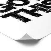 Zwart-wit Motivatie citaat u dit hebt Poster (Hoek)