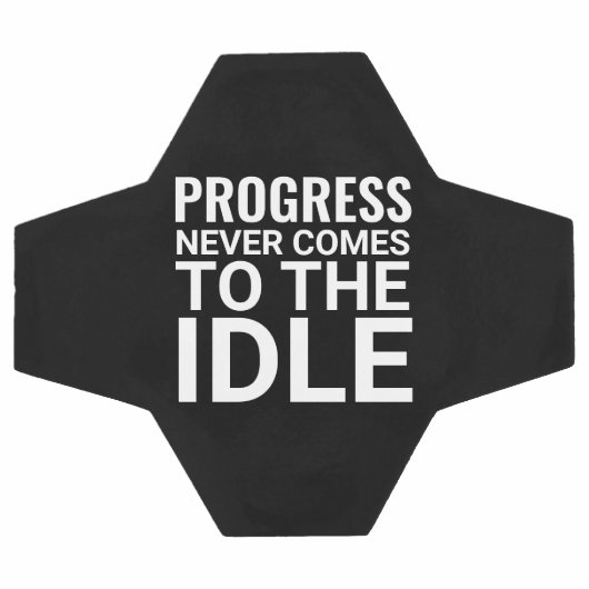 Zwart-wit Motivatie Gezegde Inspirerend Voetbal (Enkel)