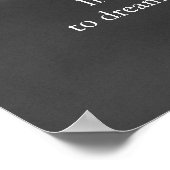 Zwart Wit Motivatie Leiderschap Eagle Eye Poster (Hoek)