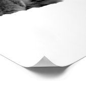 Zwart Wit Motivatie Leiderschap Quote Wolf Poster (Hoek)