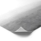 Zwart wit Motivatie paard leeft zonder grenzen Poster (Hoek)