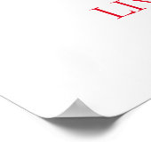 Zwart wit Motivatie paard leeft zonder grenzen Poster (Hoek)