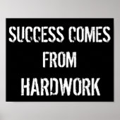 Zwart-wit Motivatie Poster (Voorkant)