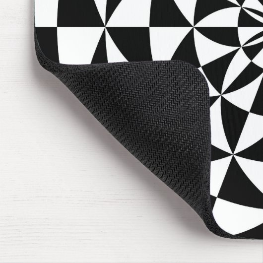 Zwart-wit - Mousepad-ontwerp Muismat (Hoek)