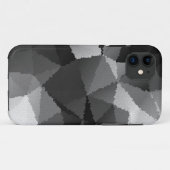 Zwart-wit mozaïekpatroon Case-Mate iPhone case (Achterkant (horizontaal))