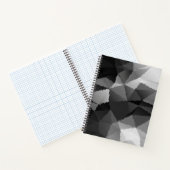 Zwart-wit mozaïekpatroon notitieboek (Binnen)