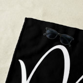 Zwart-wit Mr. en Mrs. Strandlaken (In situ)