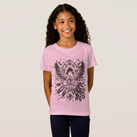 Zwart-wit multidesign t-shirt (Voorkant volledig)