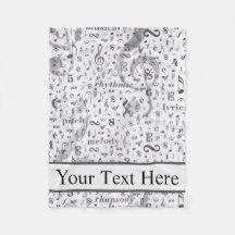  zwart-wit muzieknotitiepatroon