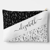 Zwart-wit muzikale gepersonaliseerde etui (Achterkant)