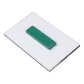 Zwart-wit muzikale gepersonaliseerde naambadge (Achterkant)