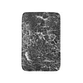 Zwart-wit natuur abstract patroon badmat (Voorkant Verticaal)