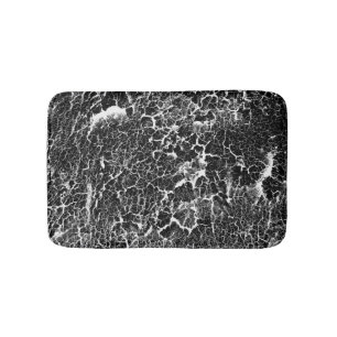 Zwart-wit natuur abstract patroon badmat