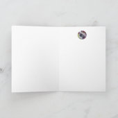 Zwart-wit Nederlands konijn in Bonnet Waterverf Ar Kaart (Binnen)