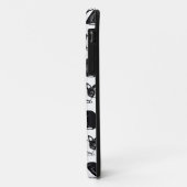 Zwart-wit Nederlands Rabbits iPhone 5/5s Hoesje (Achterkant/links)