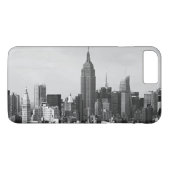 Zwart Wit New York City iPhone 7 Plus Hoesje (Achterkant (Horizontaal))