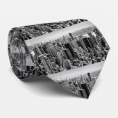 Zwart & Wit New York City Neckwear Stropdas (Opgerold)