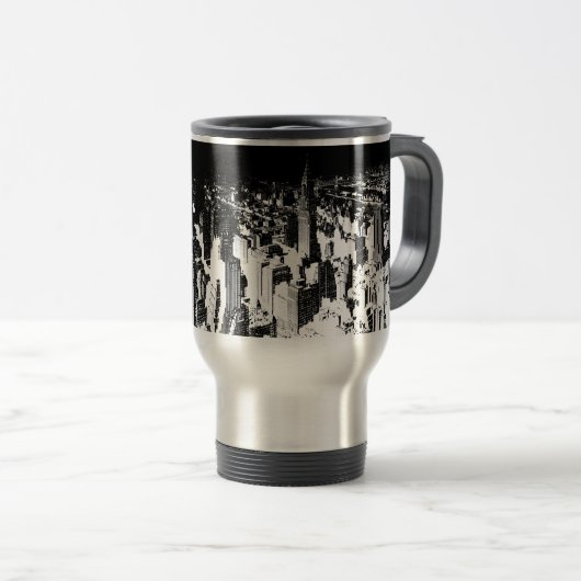 Zwart & Wit New York Travel Mokken (Voorkant rechts)