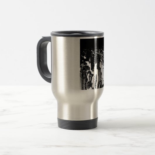 Zwart & Wit New York Travel Mokken (Voorkant links)