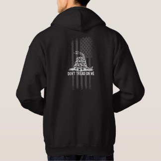 Zwart-wit niet tegen me in Amerikaanse vlag Hoodie