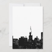 Zwart & Wit Nieuwe Uitnodiging New York (Voorkant)