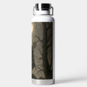 Zwart-wit Night Demon Gedrukte Waterfles (Achterkant)