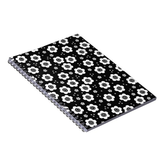 Zwart wit Notitieboek (Rechterzijde)