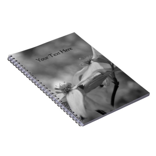 Zwart-wit Notitieboek van Dogwood (Rechterzijde)