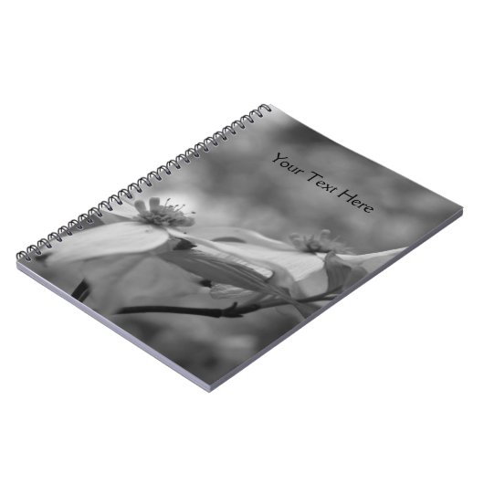 Zwart-wit Notitieboek van Dogwood (Linkerzijde)