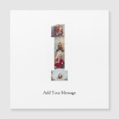 Zwart-wit Nummer 1 Fotocollage (Voorkant)