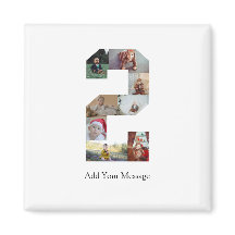 Zwart-wit Nummer 2 Fotocollage