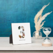 Zwart-wit nummer 3 fotocollage fotoplaat (Insitu)