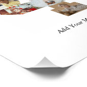Zwart-wit nummer 4 foto collage afdruk (Hoek)