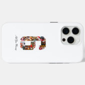 Zwart-wit Nummer 6 Fotocollage Case-Mate iPhone Case (Achterkant (horizontaal))