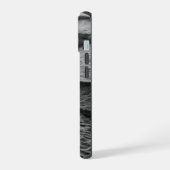 Zwart & Wit Oceaan iPhone 15 Case (Linkerkant)