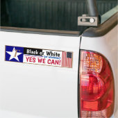 Zwart wit of wat we ook kunnen. bumpersticker (Op Truck)