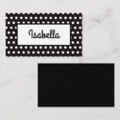 Zwart-wit om op hetzelfde thema aan te passen Tabe Plaatskaartje (Voorkant / Achterkant)