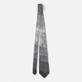 Zwart-wit Ombre Marmer Elegant Modern Chic Stropdas (Achterkant)