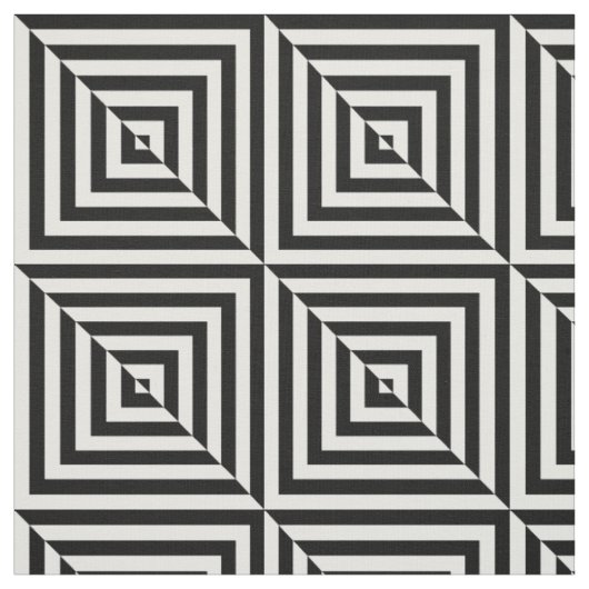 Zwart wit omgekeerd ontwerppatroon stof (Swatch)