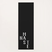 Zwart-wit omkeerbare Namaste Yogamat (Achterkant)