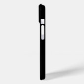 Zwart Wit Omlijst Initieel Monogram Case-Mate iPhone Case (Achterkant / Links)